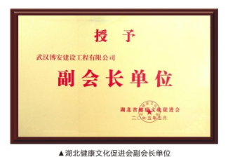 湖北健康文化促進會副會長單位