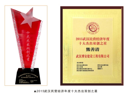 2015武漢民營經(jīng)濟年度十大杰出雙創(chuàng)之星